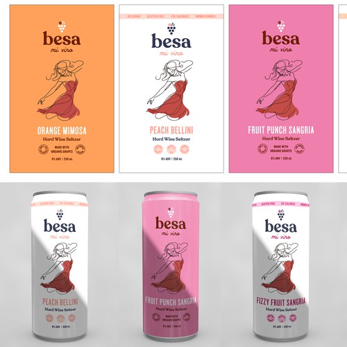 Wine Can Packaging - Artwork Design