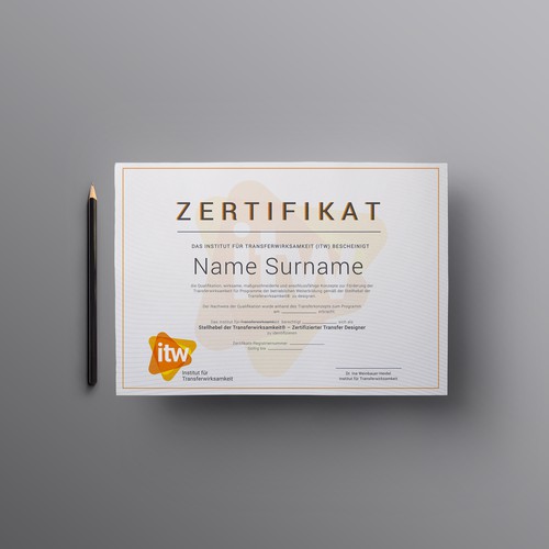 Certificate Design