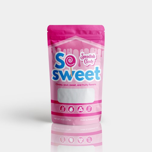 Design a Swedish Candy Food Pouch!