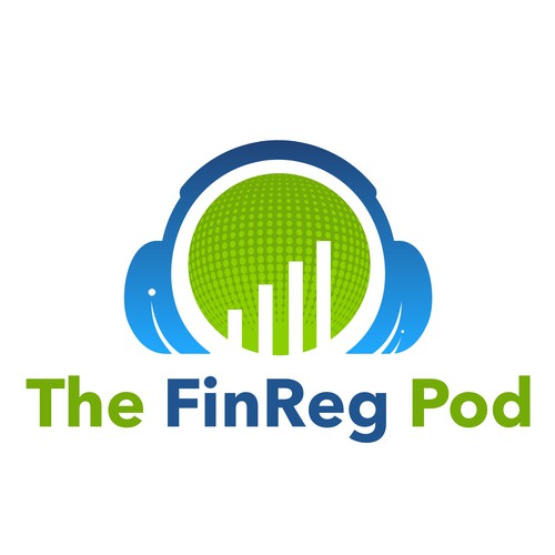  logo for a new podcast on finance