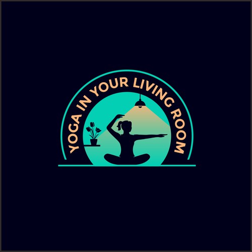 Logo Identity for *YOGA in Your LIVING ROOM*