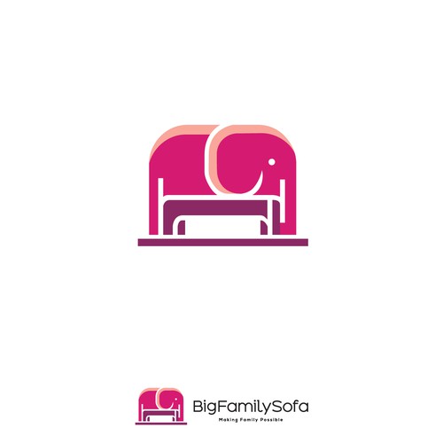 fun logo for Big Sofa Family