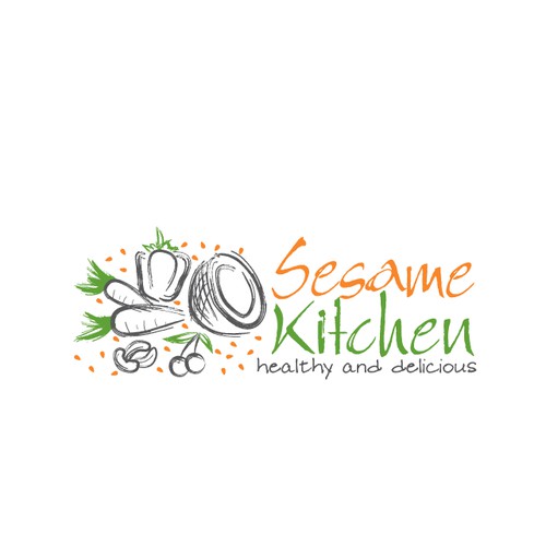 Help Sesame Kitchen with a new logo and business card