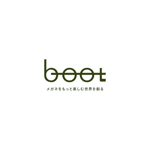 logo concept for online eye ware platform boot