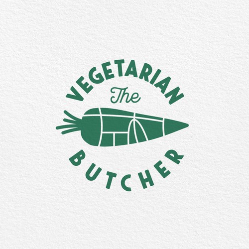 Logo concept for Vegetarian Butcher