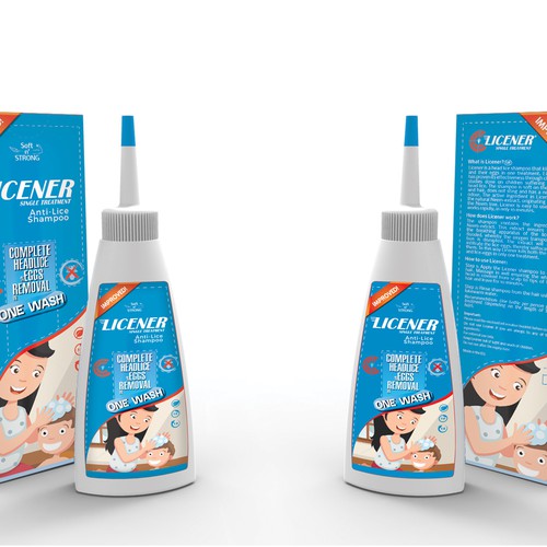 Anti-Lice Shampoo Packaging Design