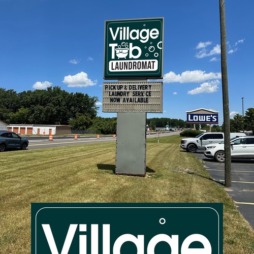 Laundromat Road Sign - We need your help!