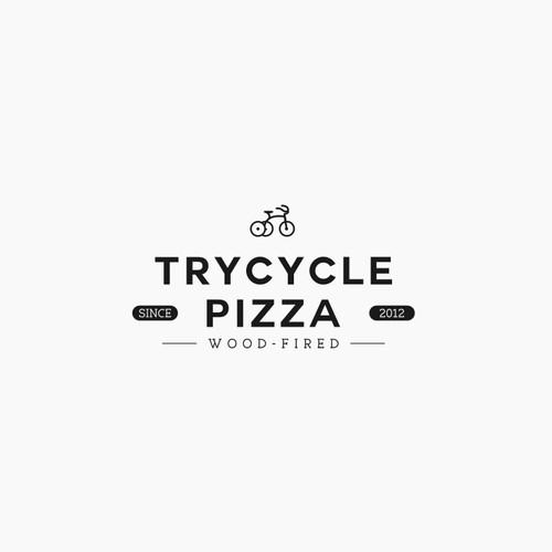 Vintage logo concept for pizza