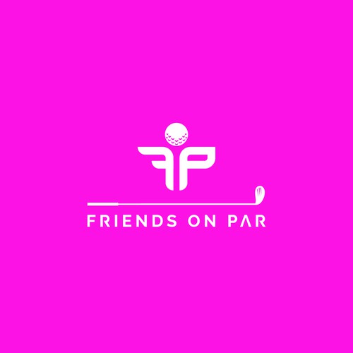 "Friends on par" golf club logo.