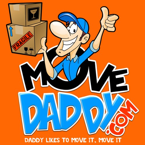 Help a COOL company "MoveDaddy.com create a Cartoon Logo for  new Franchise (GUARANTEED WINNER)!