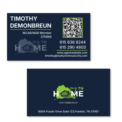 Business Card Design for Realtor