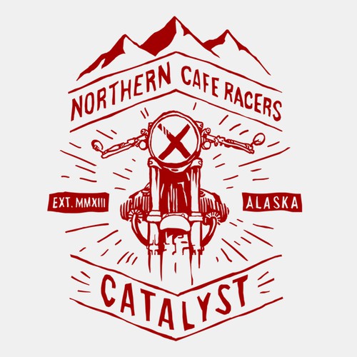 Create design for custom Cafe Racer builder with an youthful feel for Northern Cafe Racers
