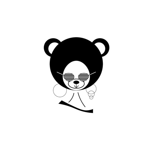 Female logo for an online bear shop