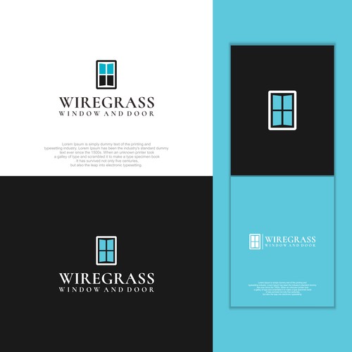 logo concept for Wiregrass Window and Door