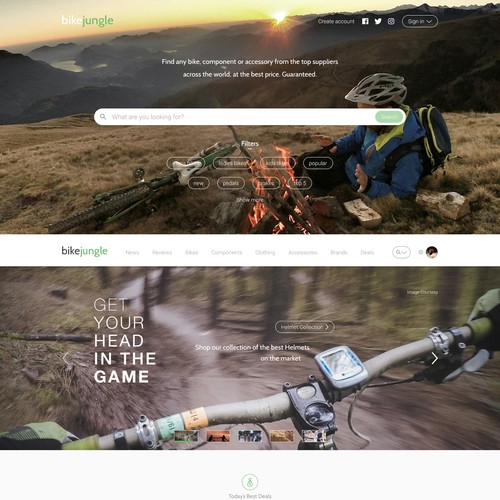 BikeJungle Website Design - Part 1