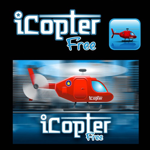 iCopter Free iPhone App Icon/Promo