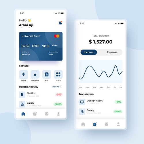 E-Wallet App Design