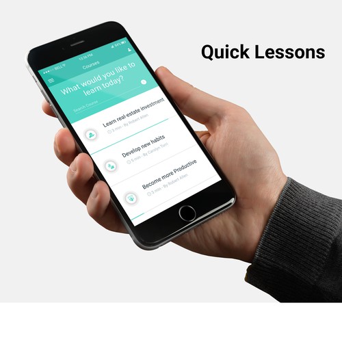 E Learning Mobile App Design