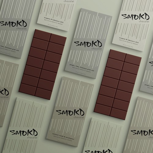 Smokd Chocolat Packaging Design