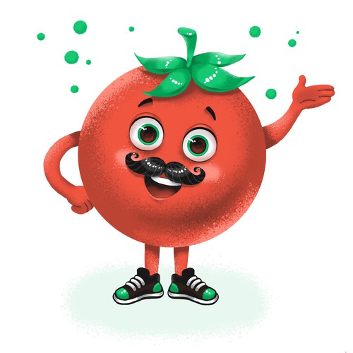 The Mascot "Mr. Tomato" 