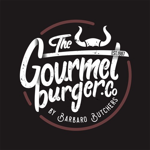logo for gourmet burger 