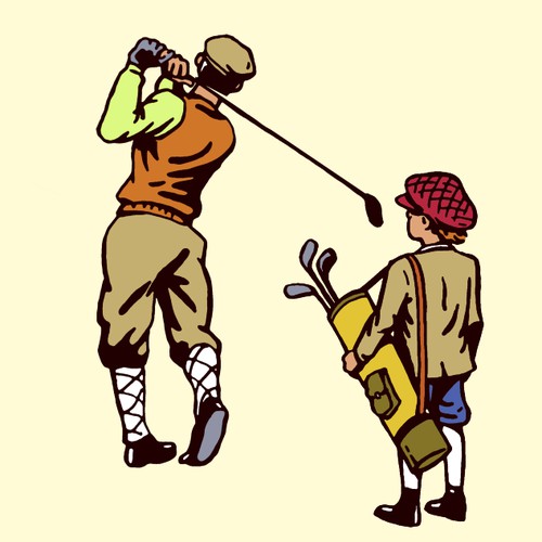 Be creative an update the golfer in our logo!!!!