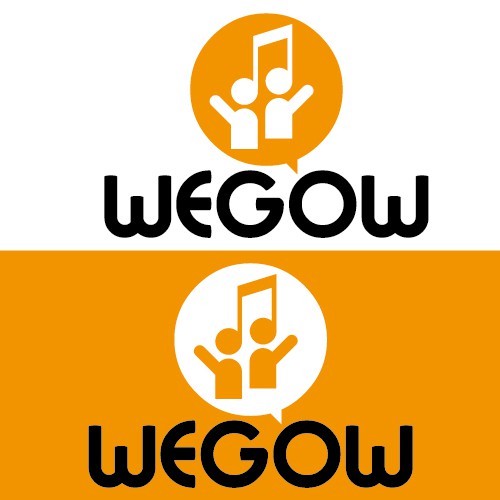 Logo for Wegow, a community for music lovers