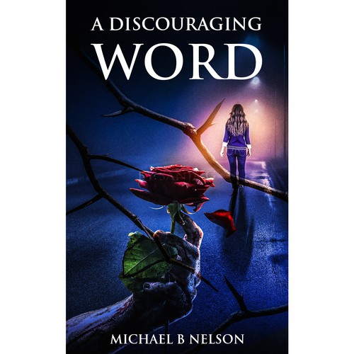 Book cover design for A discouraging word