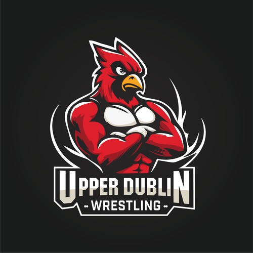 UPPER DUBLIN WRESTLING Logo Design