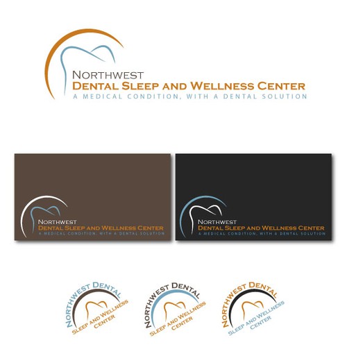 Create a logo for our innovative Dental Sleep and Wellness Center