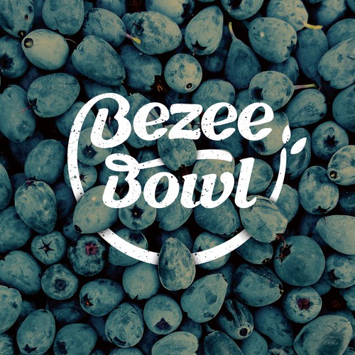 Wordmark logo concept for acai bowl food truck