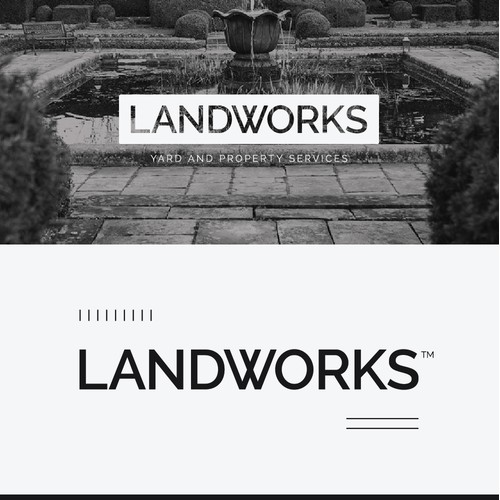 Impactful Logotype for Landscape Start-Up