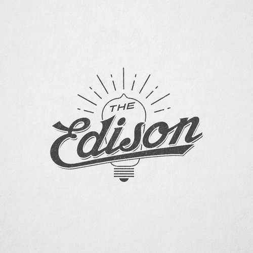 The Edison - 1920's Americana Meets the Great Gatsby - New Restaurant Seeking Logo