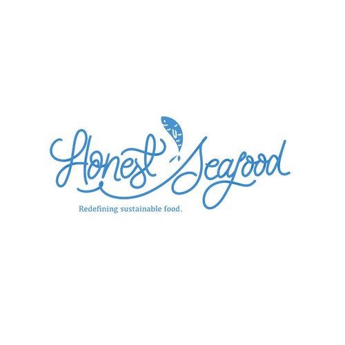 Logo concept for sustainable seafood company