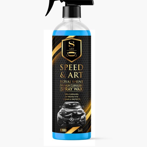 SPRAY WAX PACKAGING DESIGN