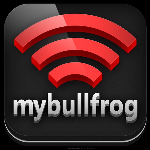 Help Mybullfrog.com  with a mobile app icon design