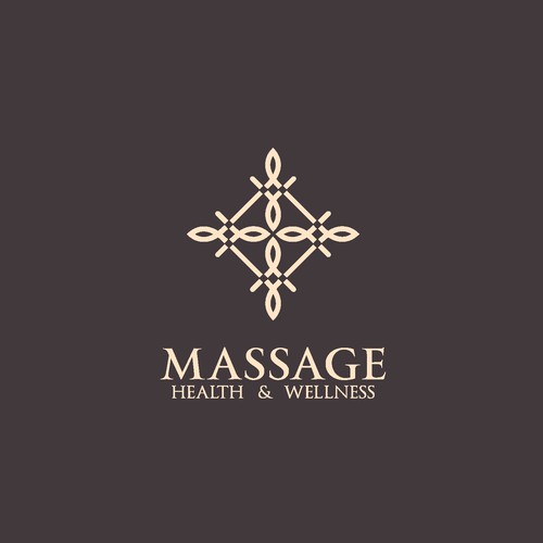 Logo for a luxury massage therapy company