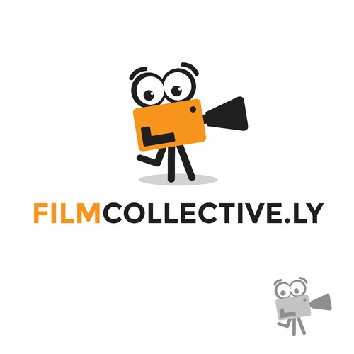 Media startup logo design