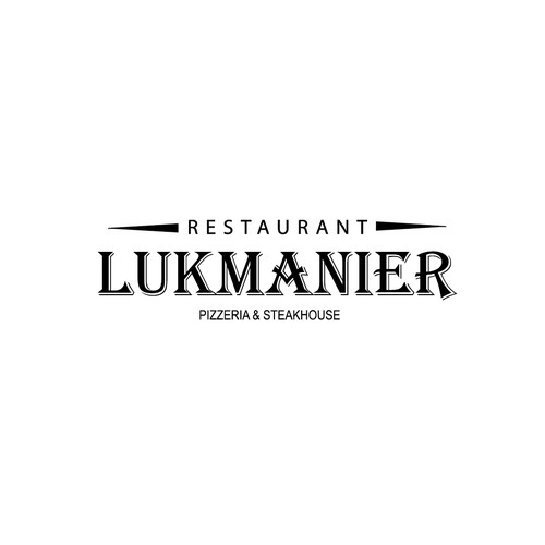 Logo Concept Lukmanier Restaurant pzzeria & steakhouse.