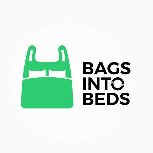 Logo design for Bags Into Beds