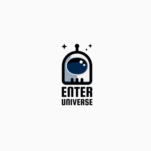 Flat Logo for Space Exploration Blog