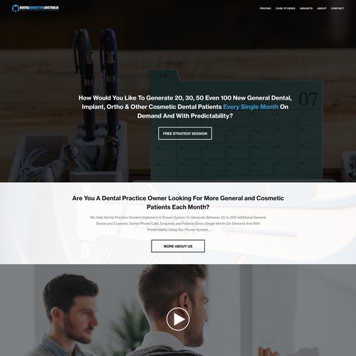 Landing page