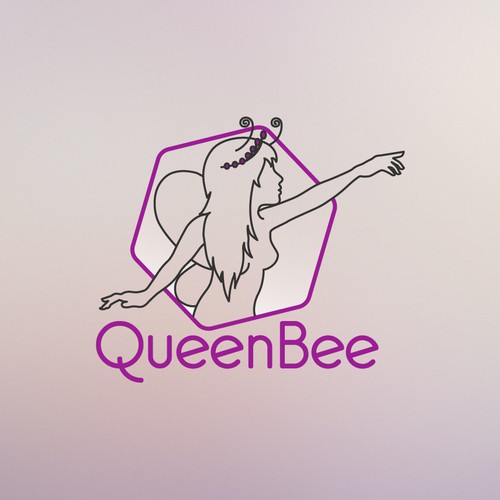 QueenBee logo design