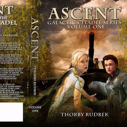 Create action-packed CreateSpace cover for Ascent, by Thorby Rudbek