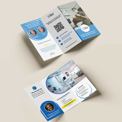 Professional brochure for new dental implant clinic!