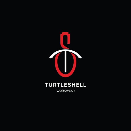 the letters T and S form the turtle