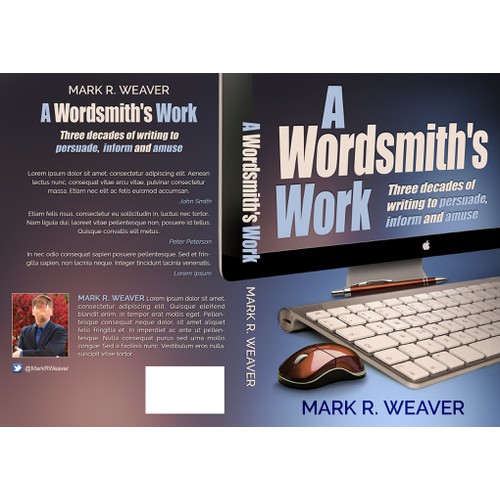 Book cover for an upcoming book on writing/being a wordsmith