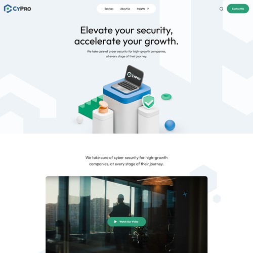 Cypro Cybersecurity Web Design