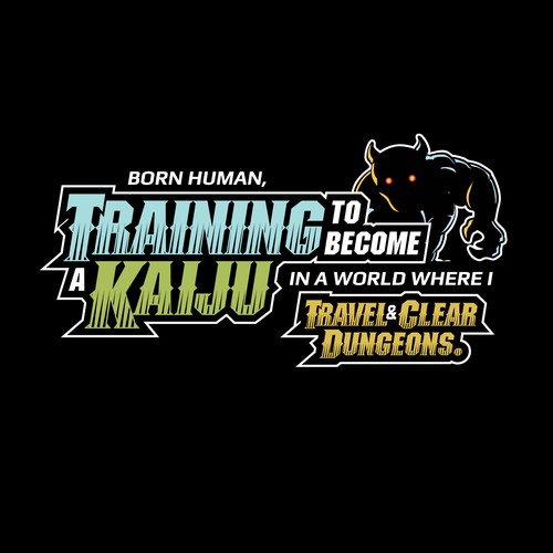 Awaken the KAIJU: Isekai T-shirt Design