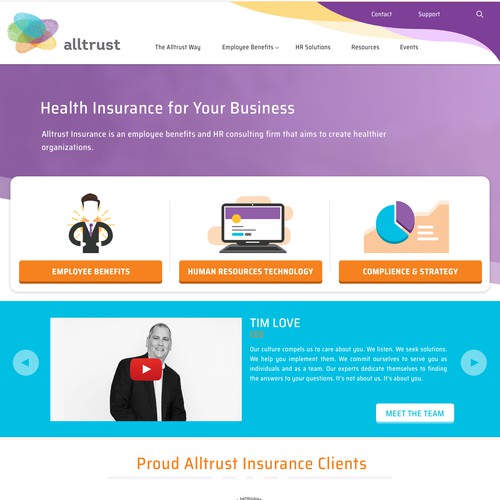 Web Design for A Health Insurance Company